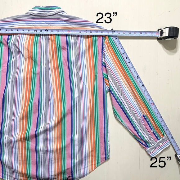 SOLD-Polo Striped Long Sleeve Buttondown Shirt - Picture 6 of 8